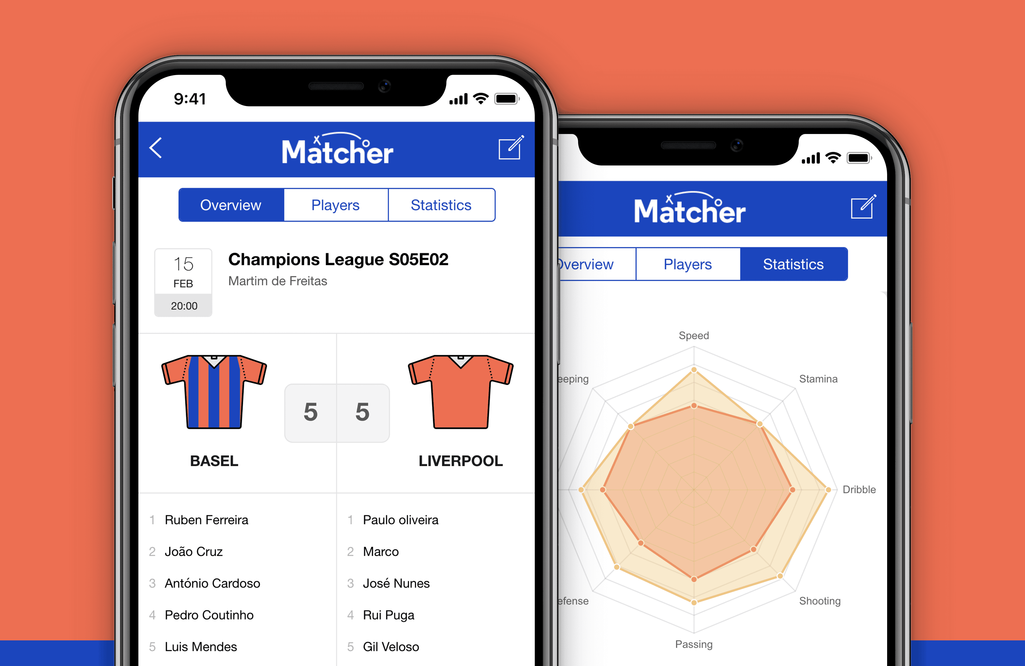 Match Views on a mobile phone